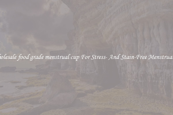 Wholesale food grade menstrual cup For Stress- And Stain-Free Menstruation