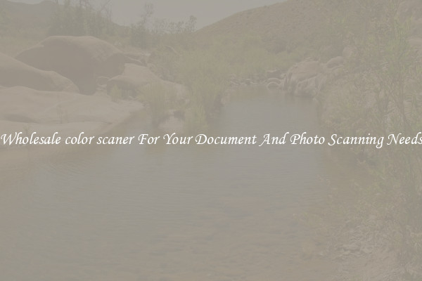 Wholesale color scaner For Your Document And Photo Scanning Needs