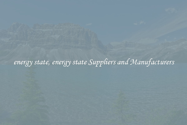 energy state, energy state Suppliers and Manufacturers