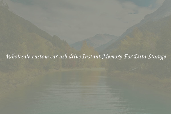 Wholesale custom car usb drive Instant Memory For Data Storage