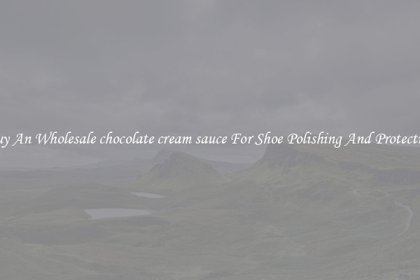 Buy An Wholesale chocolate cream sauce For Shoe Polishing And Protection