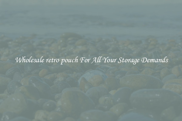 Wholesale retro pouch For All Your Storage Demands