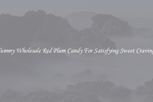 Yummy Wholesale Red Plum Candy For Satisfying Sweet Cravings