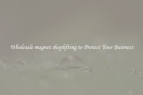 Wholesale magnet shoplifting to Protect Your Business