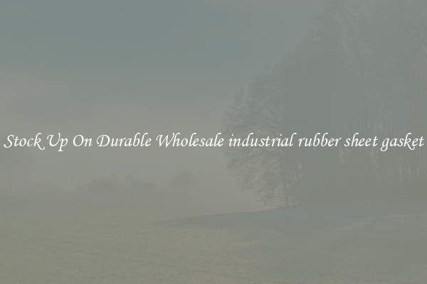 Stock Up On Durable Wholesale industrial rubber sheet gasket