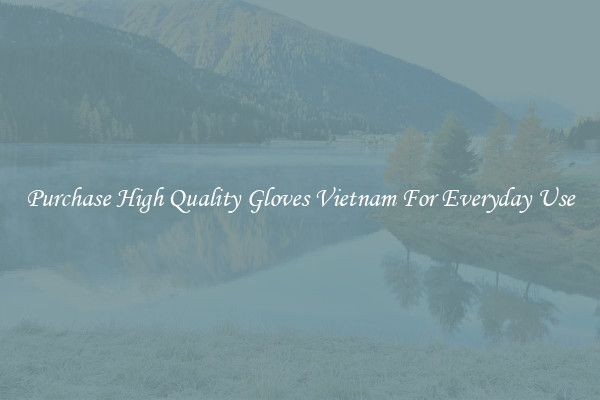 Purchase High Quality Gloves Vietnam For Everyday Use